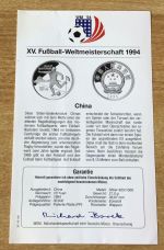 China 10 Yuan 1994 Eckstoss Fußball PP Silbermünze Mit Zertifikat