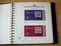 Briefmarkenalbum Olympische Spiele 1992 Deutsche Sporthilfe