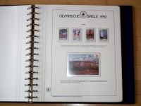 Briefmarkenalbum Olympische Spiele 1992 Deutsche Sporthilfe
