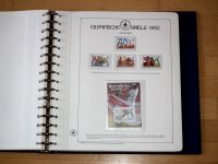 Briefmarkenalbum Olympische Spiele 1992 Deutsche Sporthilfe