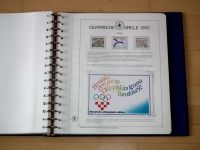 Briefmarkenalbum Olympische Spiele 1992 Deutsche Sporthilfe