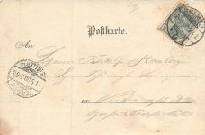 Bremen Börse Postkarte 1900