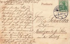 Ehrental in Saarbrücken im Saarland Postkarte AK 1913