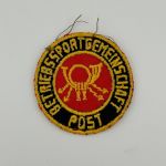DDR Aufnäher Abzeichen Betriebssportgemeinschaft Post