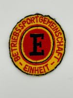 DDR Aufnäher Betriebssportgemeinschaft