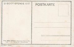 Deutsches U-Boot im Eismeer, Beschießung von Alexandrowsk Postkarte AK