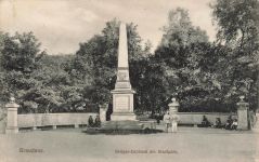 Krieger-Denkmal am Stadtpark in Graudenz Westpreussen Postkarte AK 1914