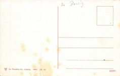 Luftkurort Oliva Partie aus dem Königl. Garten Danzig Postkarte AK