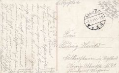 Stadtansicht mit Dom in Aachen Nordrhein-Westfalen Postkarte AK 1915