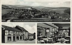 Gasthaus Im Himmel und Stadtansicht von Frielingsdorf Nordrhein-Westfalen AK