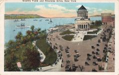 Grant's Tomb and Riverside Drive in New York USA Postkarte AK 1925