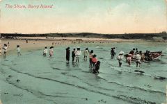 The Shore, Barry Island Wales U.K. Postkarte AK 1909