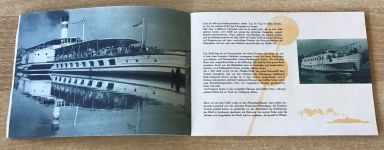 Heft Prospekt 125 Jahre Weiße Flotte Dresden