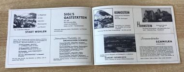 Heft Prospekt 125 Jahre Weiße Flotte Dresden
