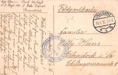 Graudenz (Grudziądz) Kaserne des Inf.-Regts. No 175 Feldpostkarte AK 1916