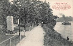 Ulanen Denkmal Ulanen Regiment 17 Pirna an der Elbe Sachsen Postkarte AK 1917