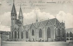 Katharinenkirche in Braunschweig Niedersachsen Postkarte AK 1909