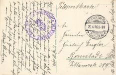 Train-Kaserne in Bischofswerda Sachsen Postkarte AK 1916