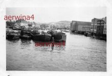 Schiffe im Hafen von Trondheim Norwegen