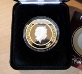 Australien 10 Dollars 2000 Millennium Silber Vergoldet in Etui mit Zertifikat
