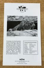 China 10 Yuan 1992 Schneeleopard Silber PP mit Zertifikat