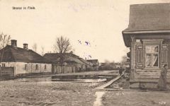 Strasse in Pinsk Feldpostkarte 1916