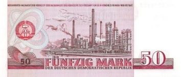 DDR Banknote 50 Mark 1971 Friedrich Engels Ro: 360c KASSENFRISCH/UNC