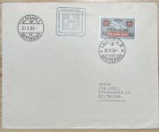Schweiz 1938 Sonderflug Pro Aero Helvetia auf Ersttagsbrief 325 FDC