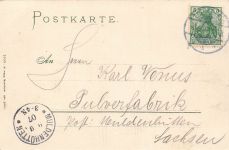 Blick auf Lindenfels im Odenwald Hessen Postkarte AK 1907