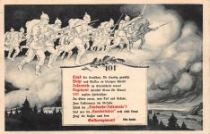 Regiment 101 Graudenz Postkarte 1916