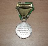 Orden Bogenschützen Medaille 1931 Leuben 800 Silber