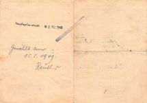 Orig. Bescheinigung / Удостоверение Kriegsgefangene 1948 Pirna Sachsen