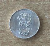 Medaille Masaryk 1937 Unabhängigkeit der Tschechoslowakei Silber