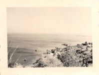 Mittelmeersicht von Messina Sizilien Italien