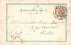Gruss aus Salzburg Festung Kapuzinerberg Stadtbrücke Postkarte AK 1897