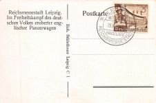 Englischer Panzer / Tank Postkarte 1940