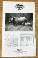 Tansania 200 Shilling 1997 Spitzmaulnashorn Silber PP mit Zertifikat