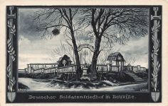 Deutscher Soldaten Friedhof in Neuville Frankreich Postkarte AK