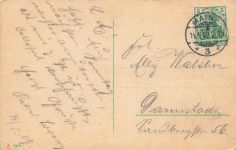 Bahnhof in Mainz Rheinland-Pfalz Postkarte AK 1909