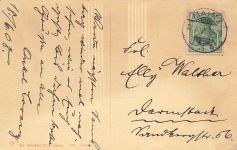 Dampfschiff am Schieferfelsen Loreley Rheinland-Pfalz Postkarte AK 1908