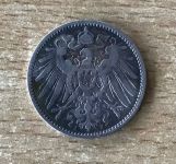 Dr. Reich Kaiserreich 1 Mark 1893 J Silber