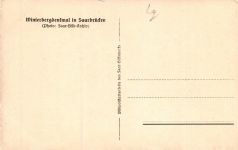 Winterbergdenkmal in Saarbrücken Postkarte AK