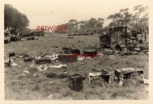 Englische LKW Fahrzeuge Rückzug bei La Panne Belgien