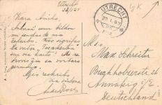 Amsterdam Nieuwe Markt Waag Postkarte AK 1924
