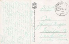 Hafen in Rügenwalde-Bad Darłówko Pommern Postkarte AK 1942