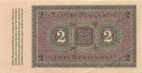 RENTENBANKSCHEIN 2 Rentenmark, 01.11.1923, DEU-200a