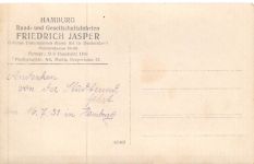 Hamburg Rund- und Gesellschaftsfahrten Friedrich Jasper Postkarte AK