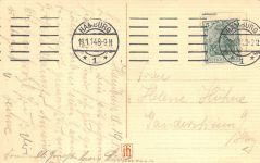 Hamburg Bismarckdenkmal Postkarte AK 1914