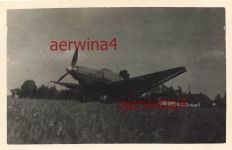 Flugzeug Ju 78 auf Flugplatz Prag - Gbell Prag - Kbely Böhmen