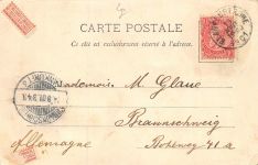 Blankenberghe Grand Hotel de l'Ocean Postkarte AK 1901